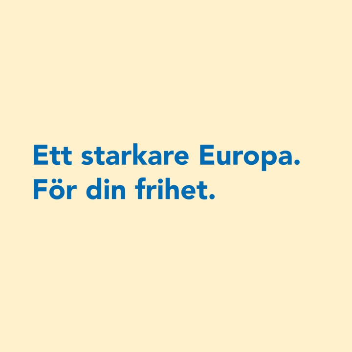 Vi vill ta ansvar för att kommande generationer ska ta över en bättre värld i framtiden. För din och kommande generationers frihet.
