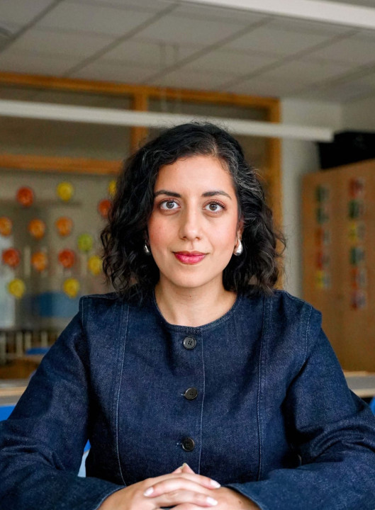 Partiledare och utbildnings- och integrationsminister Simona Mohamsson presenterar ett nytt betygssystem för svensk skola.