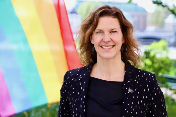 Jämställdhetsminister Nina Larsson