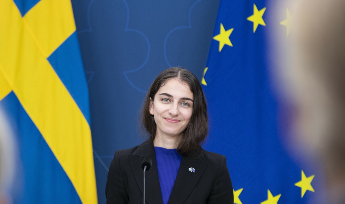 Romina Pourmokhtari, miljö- och klimatminister.